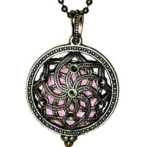 24" NEW Essential Oil Diffuser Healing Mandala Aromatherapy Necklace